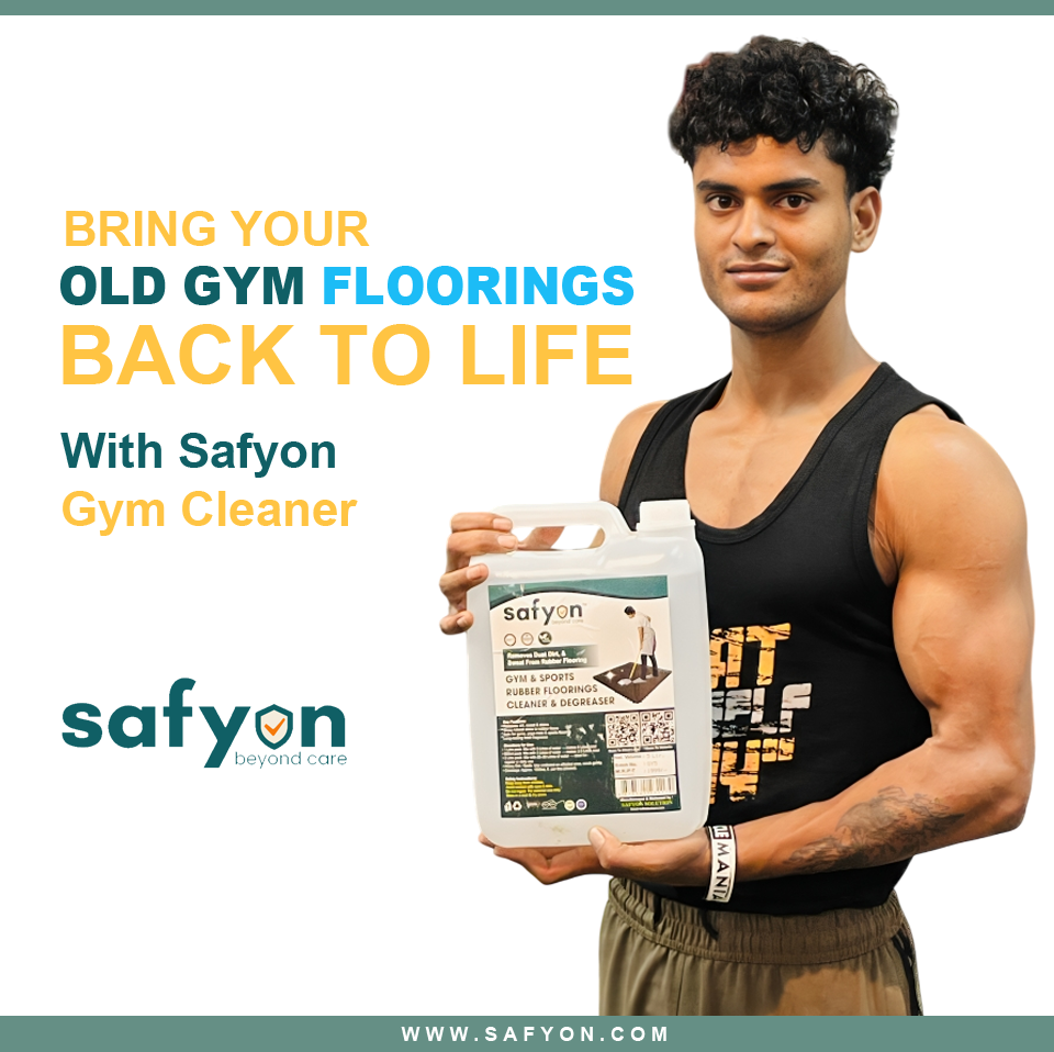 Gym Rubber Floor Cleaner 10L | Professional Gym Flooring Cleaner – SAFYON Global - Image 3