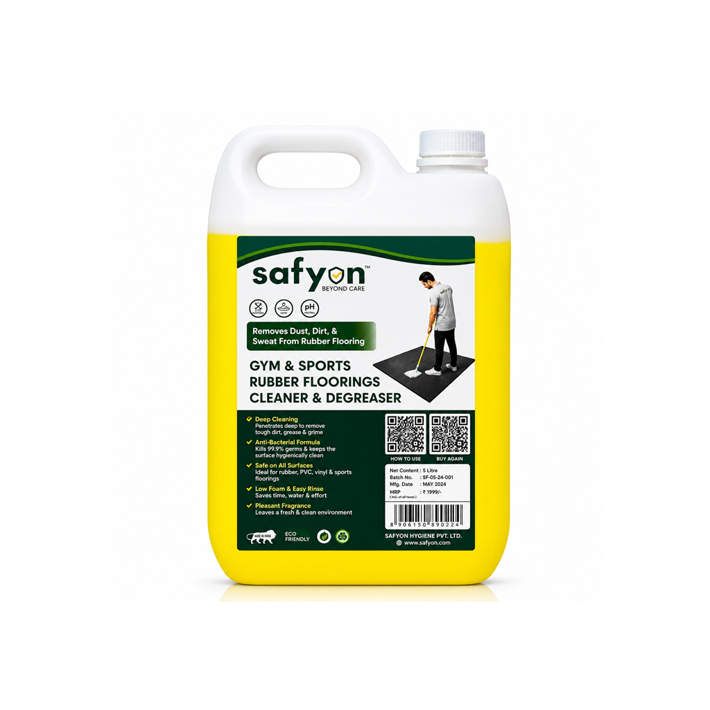 SAFYON Gym and Sports Rubber Flooring Cleaner and Degreaser
